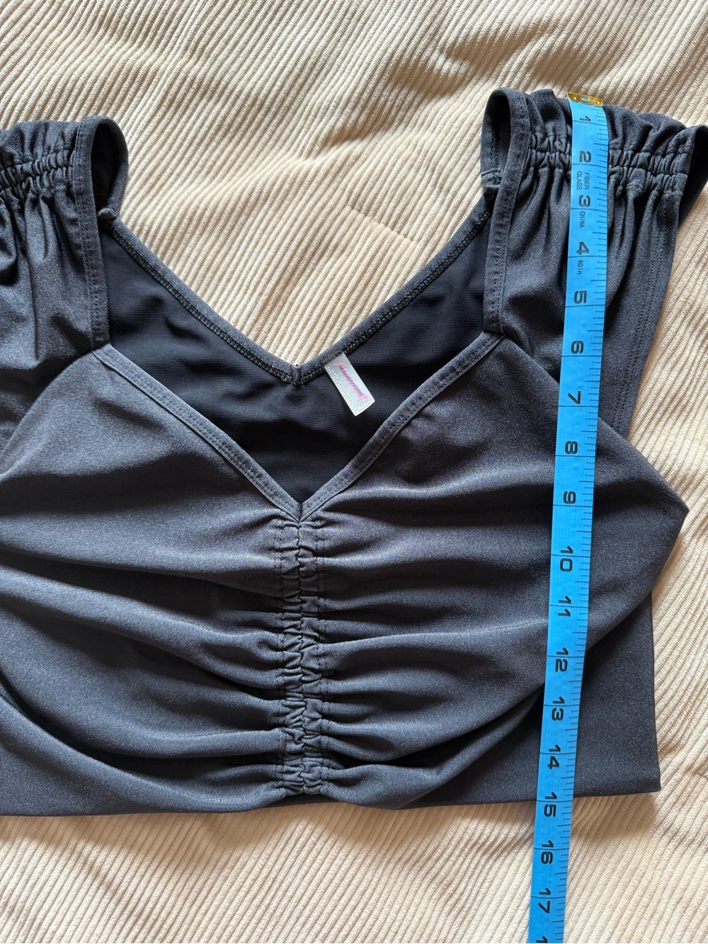 Free People FP Movement Breathe Deeper Crop Tank Top Black Large - Picture 11 of 11